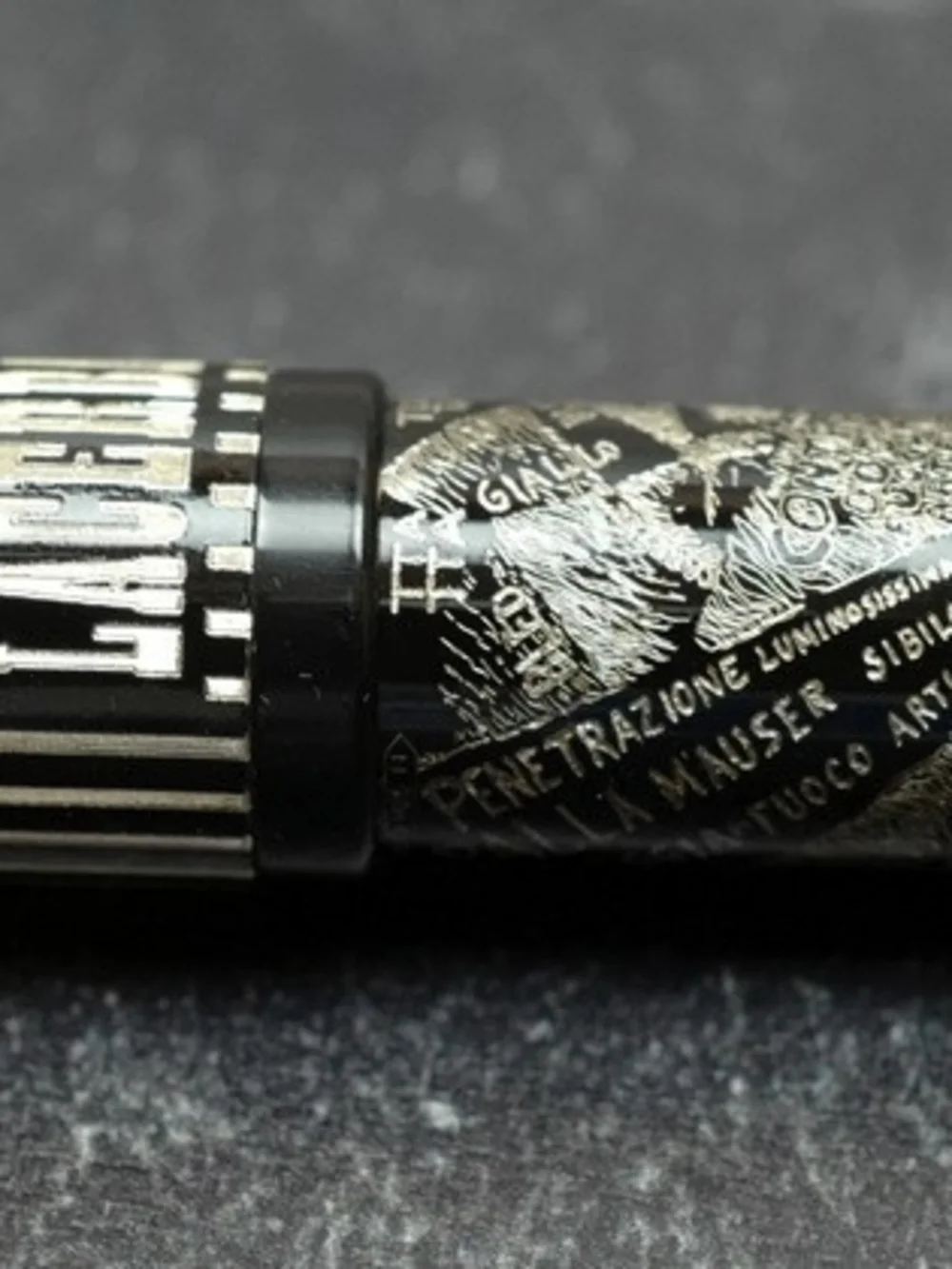 New Visconti 1913 Vallecchi Lacerba Rollerball Pen Palladium Sterling Silver
